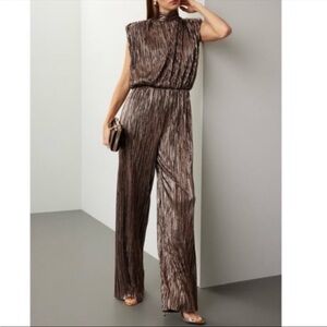sabina musayev metallic jumpsuit